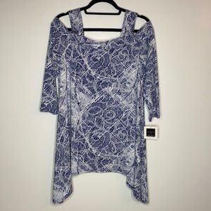 Clara Sun Woo Women M Cold Shoulder Blouse